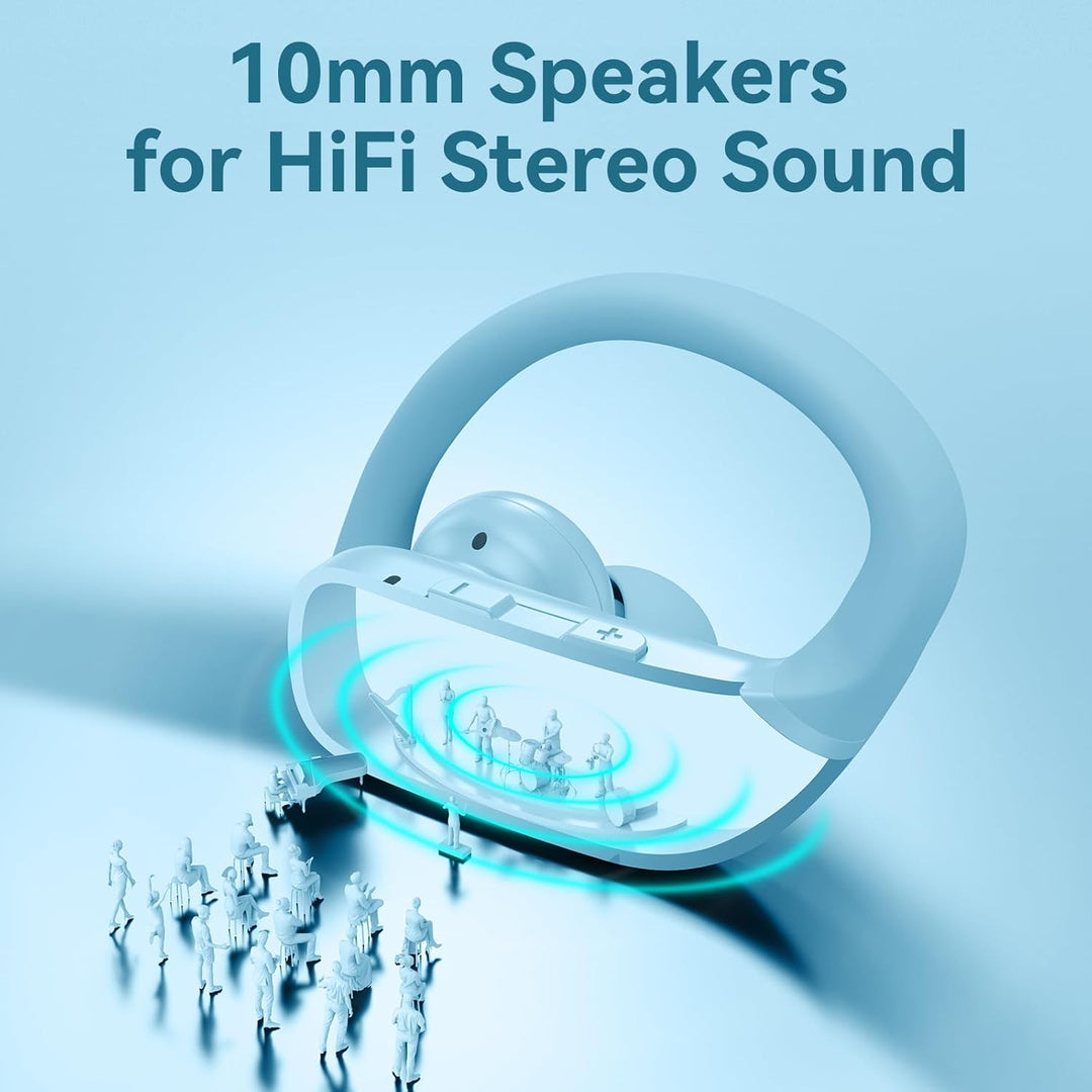 Auriculares bmani, auriculares inalámbricos Bluetooth con 80H de ti...