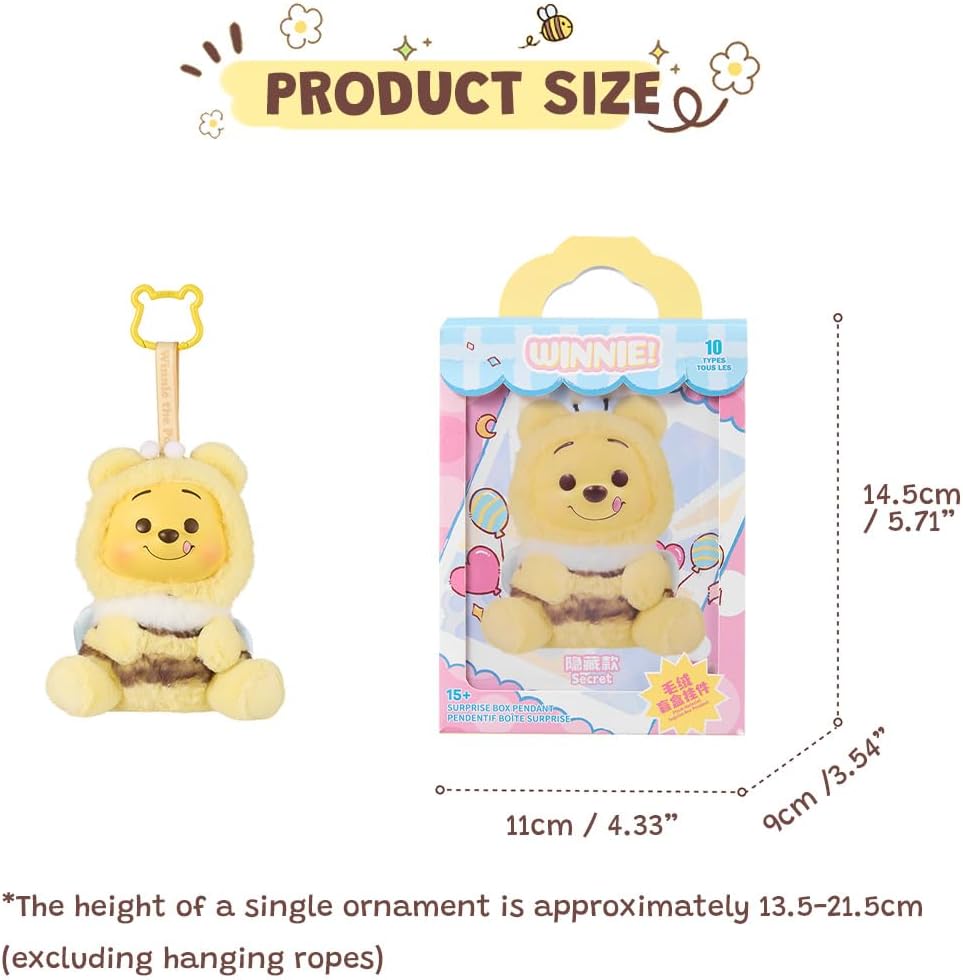 MINISO Disney Winnie The Pooh Collection Figura de Caja Ciega de Va...