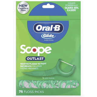 Oral B Glide - Púas de hilo dental, completas con alcance Outlast,...