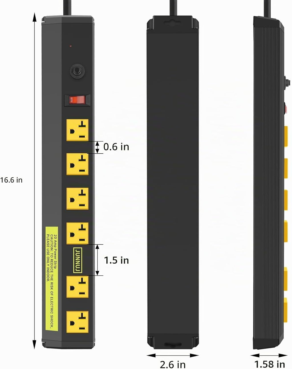 Tira de alimentación de alto amperaje, cable de extensión de