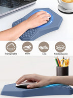 Soporte ergonómico 3 en 1 para teclado con reposamuñecas y juego de