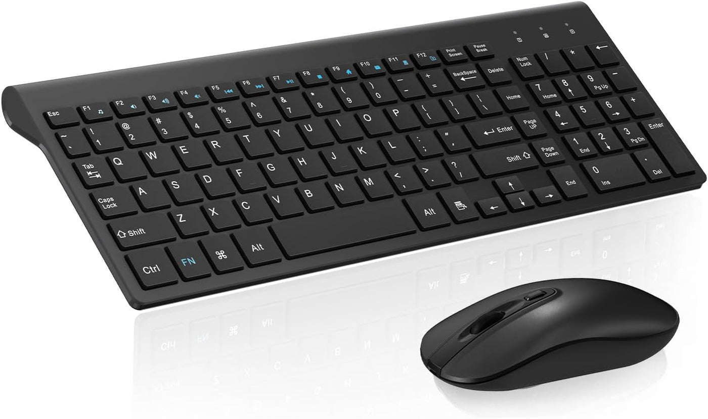 cimetech EasyTyping KF10 Combo de Teclado y Ratón Inalámbrico, [Tec...