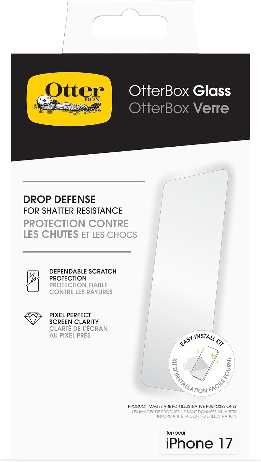 OtterBox Protector de pantalla de vidrio resistente a las roturas para