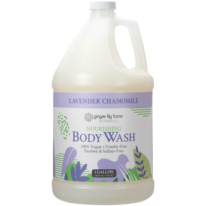 Ginger Lily Farms Botanicals Gel de baño y ducha nutritivo, 100% ve...