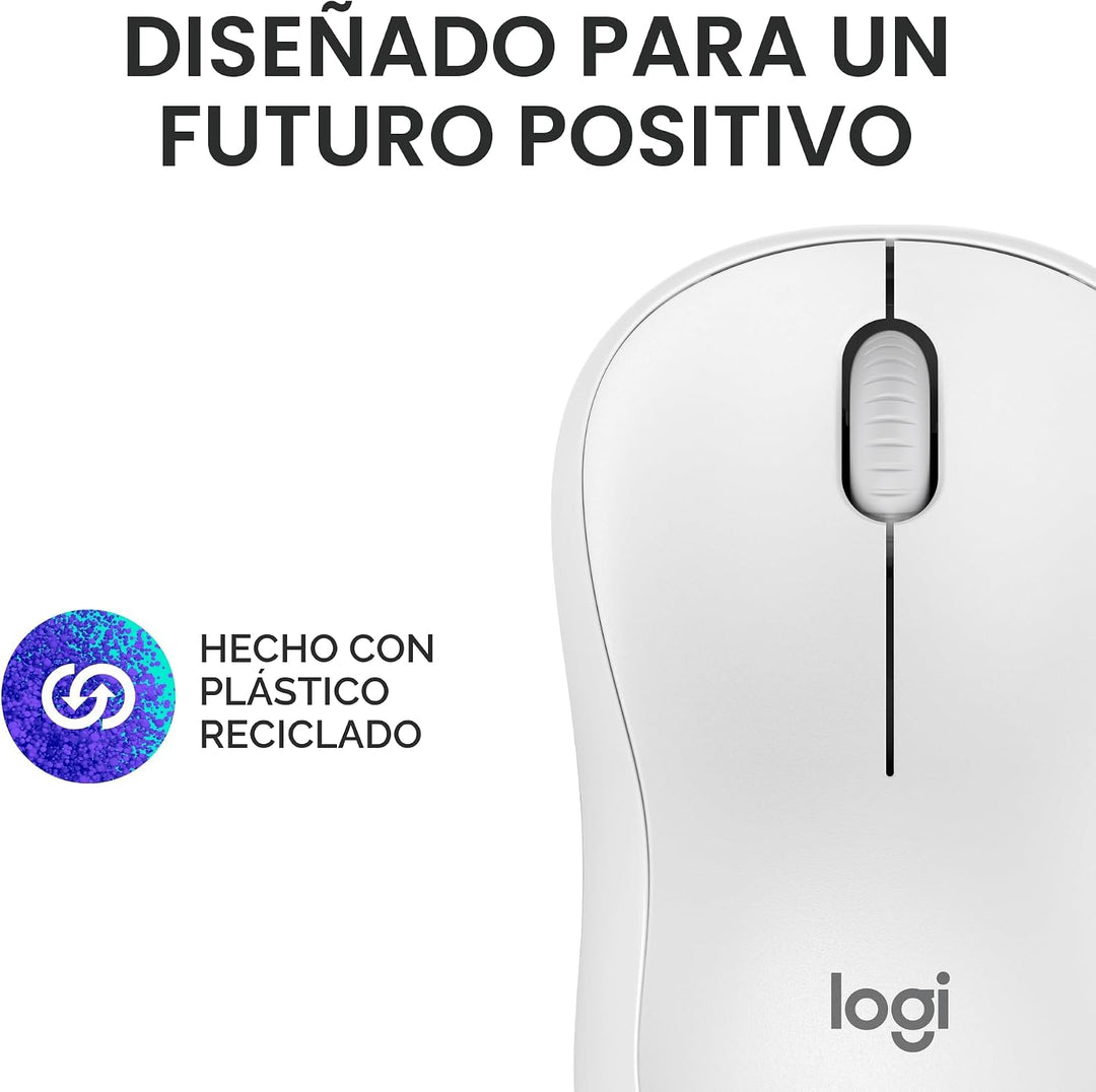 Logitech M240 - Ratón Bluetooth silencioso, inalámbrico, compacto,...