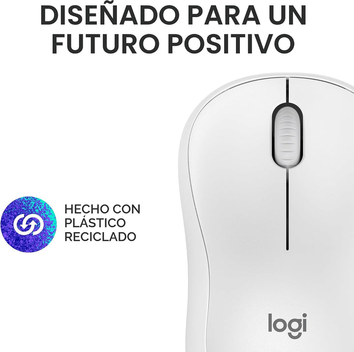 Logitech M240 - Ratón Bluetooth silencioso, inalámbrico, compacto,...