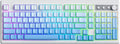 FREEWOLF K100 - Membrana para juegos de 99 teclas, Azul degradado
