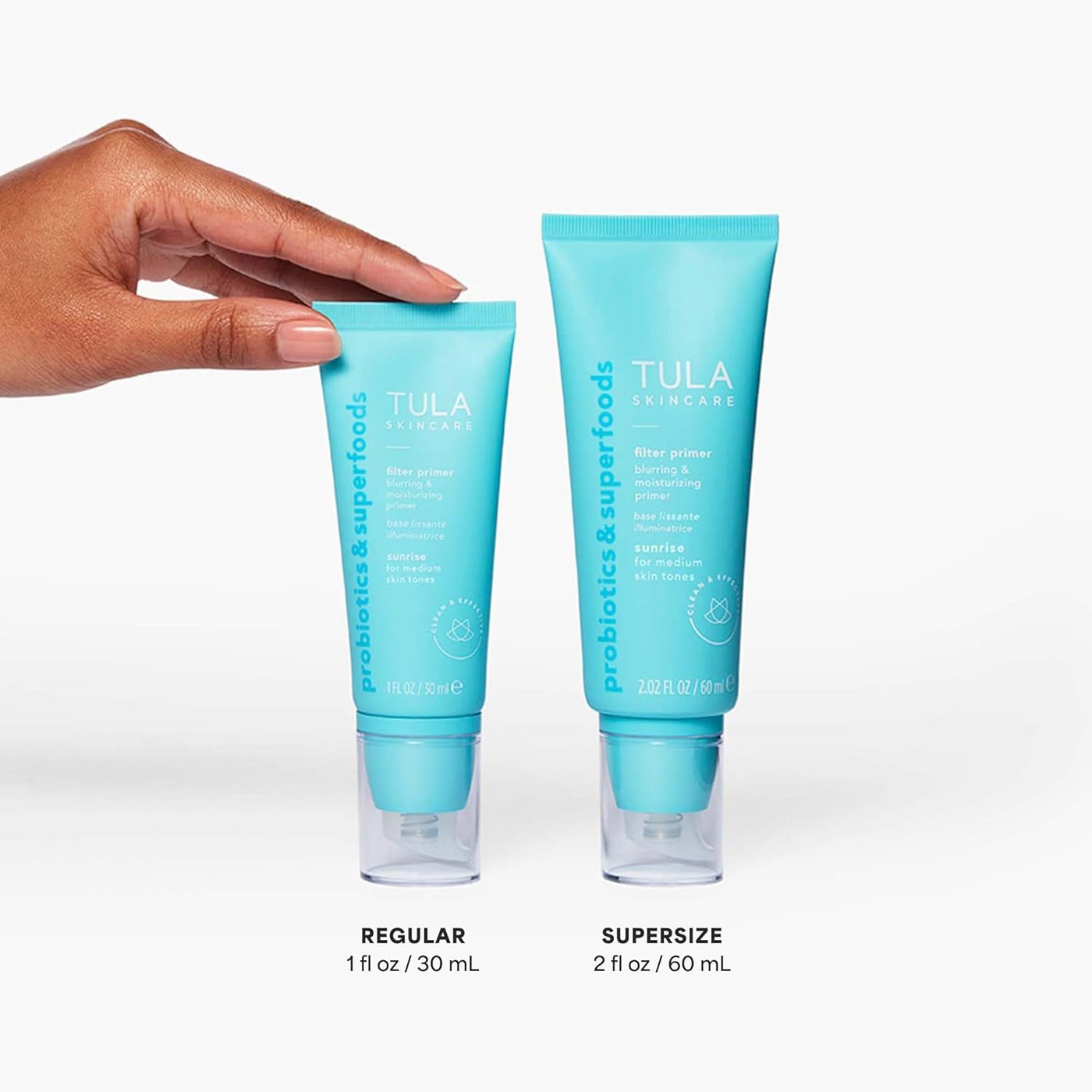 TULA Skin Care - Prebase difuminadora e hidratante con filtro para...