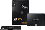 Samsung SSD 870 EVO SATA III 2.5" 8TB, velocidades de lectura\/escr...