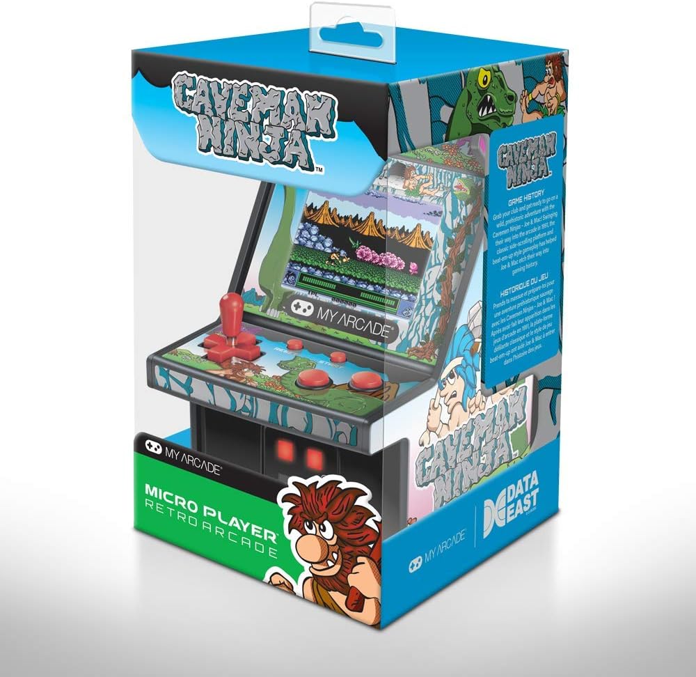 My Arcade Bad Dudes Micro Player - Portable Game, 6.75 Inch Mini Re...