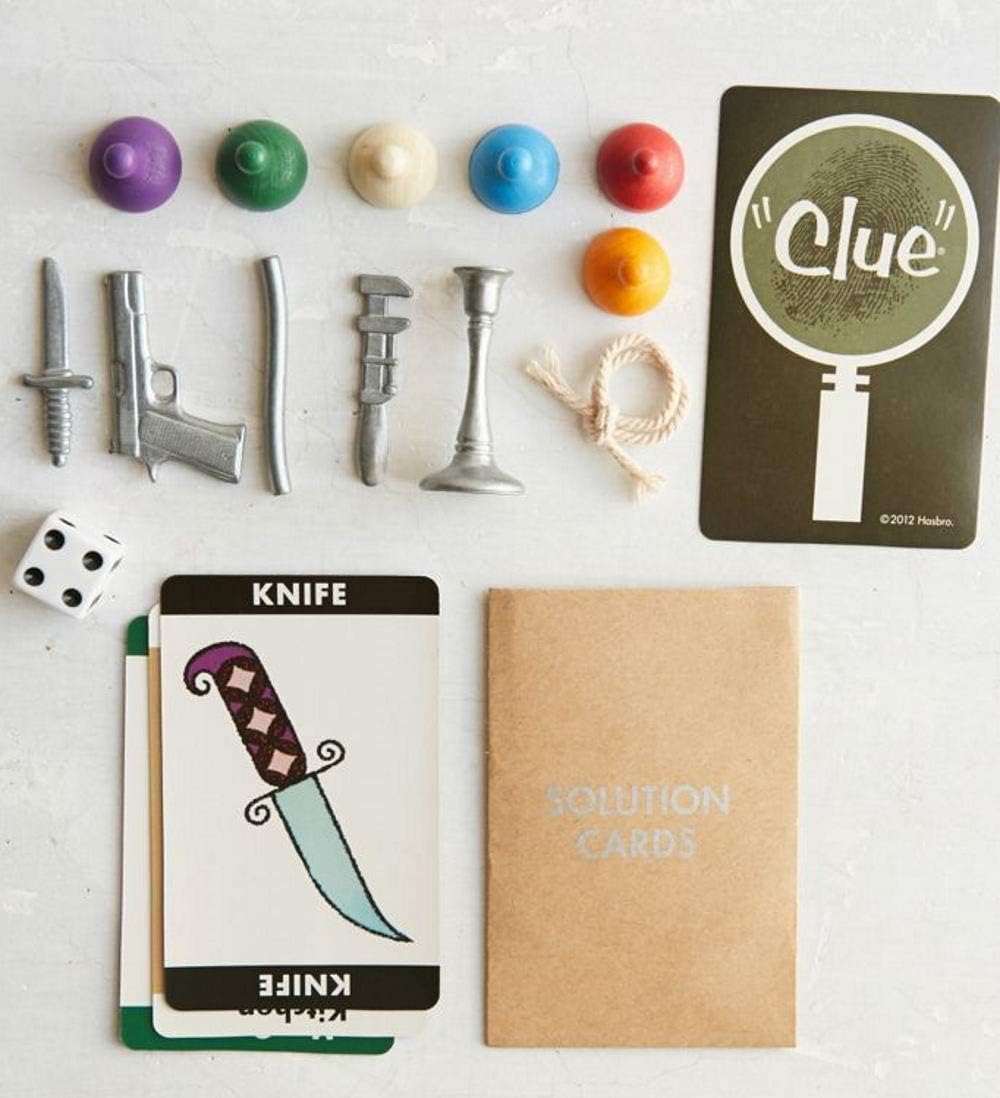 WS Game Company Clue Nostalgia Edition Juego de mesa en lata coleccionable