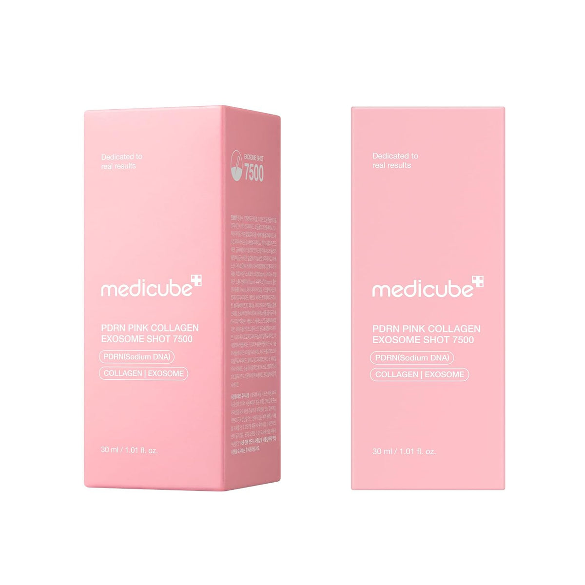 medicube Exosome Shot PDRN - Suero facial de colágeno rosa de 7,500...