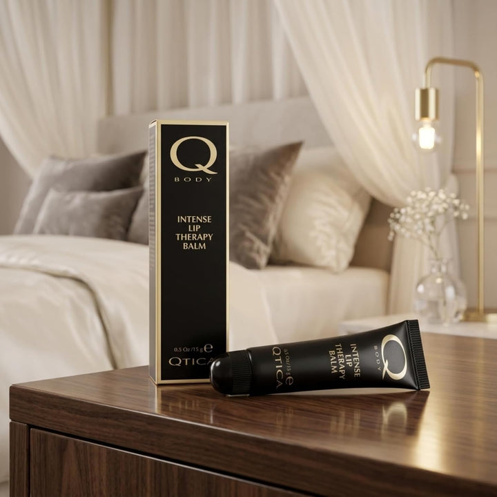 Qtica Bálsamo reparador labial intenso (juego de 3)