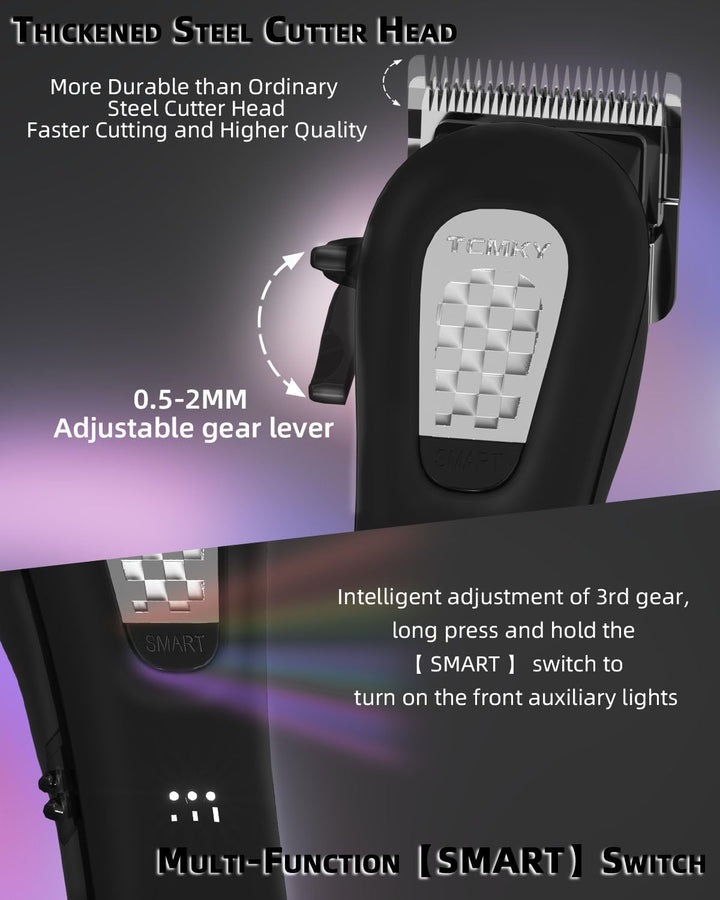 TCMKY Cortapelo para Hombres Cortapelo Inalámbrico y con Cable Cort...