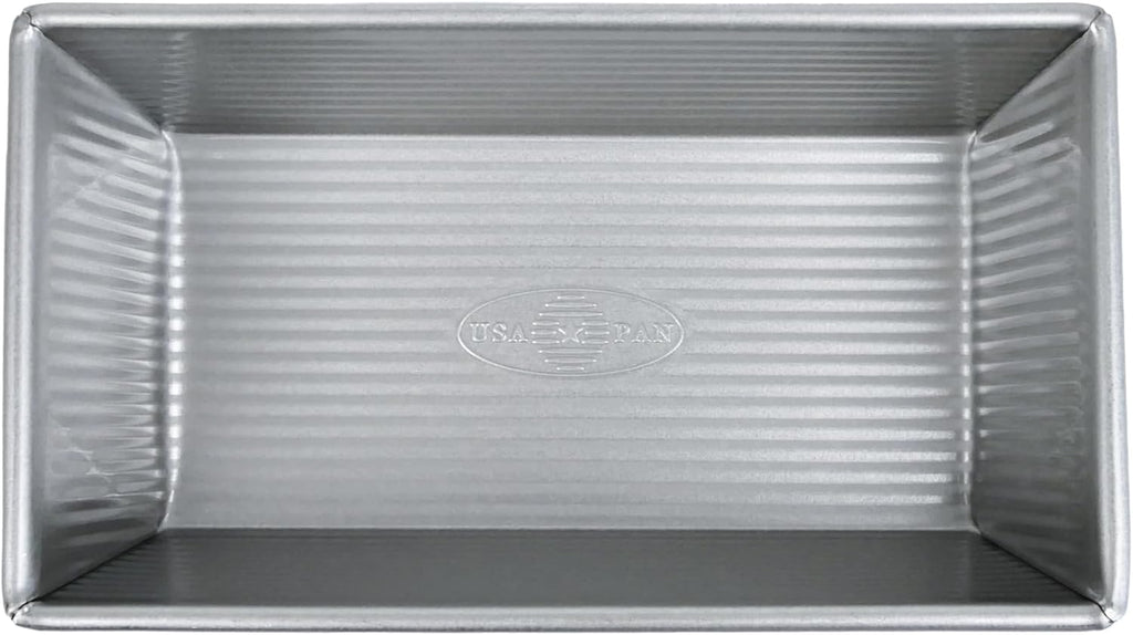 USA Pan Molde para pan estándar antiadherente, 1 libra, acero aluminizado