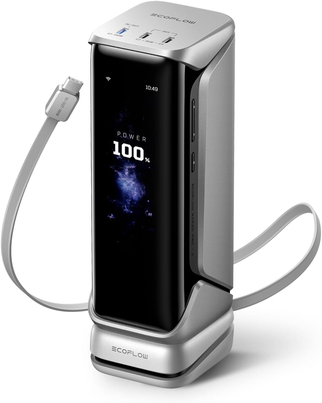 EF ECOFLOW Rapid Pro X Power Bank, 27650mAh, 300W, cable integrado...