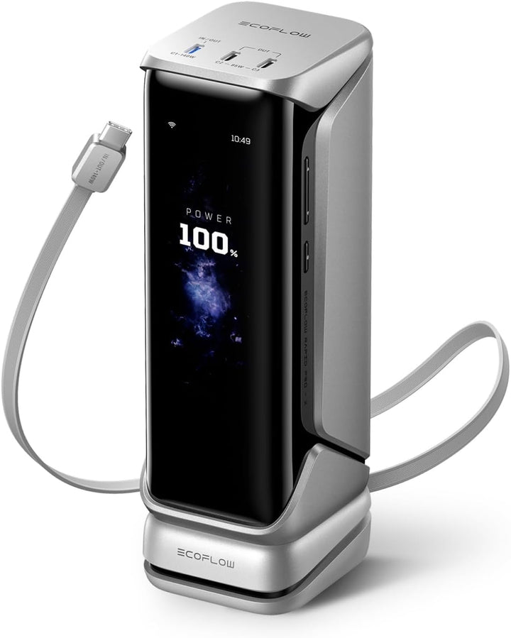 EF ECOFLOW Rapid Pro X Power Bank, 27650mAh, 300W, cable integrado...
