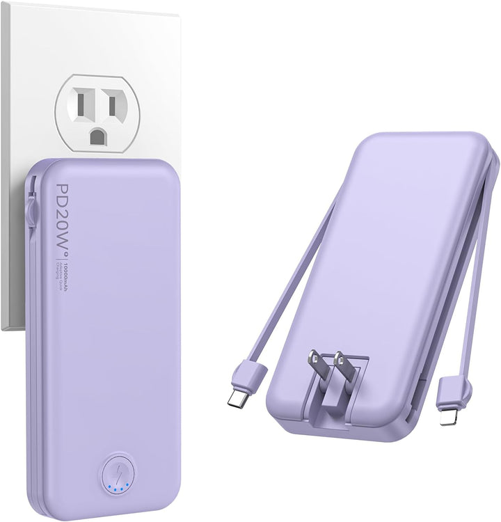 Nusyddy Cargador portátil de carga súper rápida de 22.5 W con enchu...