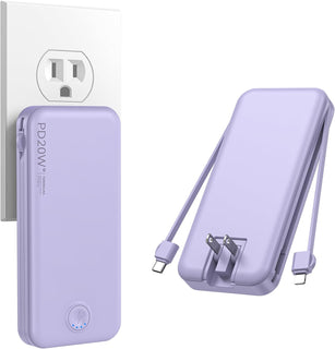 Nusyddy Cargador portátil de carga súper rápida de 22.5 W con enchu...
