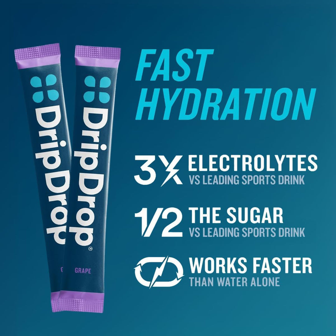 DripDrop ORS Hydration - Paquetes de electrolitos en polvo
