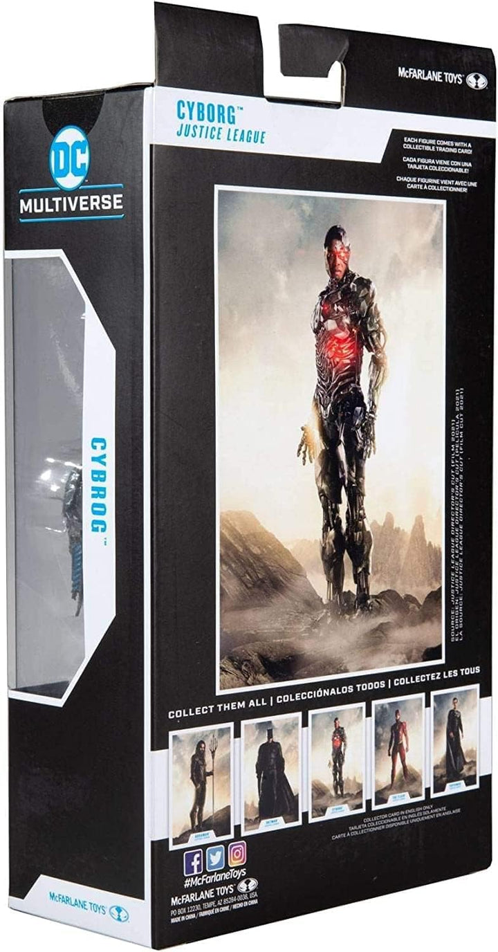 McFarlane Toys DC Justice League Movie Cyborg - Figura de acción de...