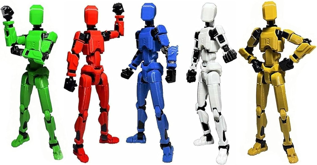 EIMONEY 5 Figuras de Acción T 13 de Montaje Completo Impresas en 3D...