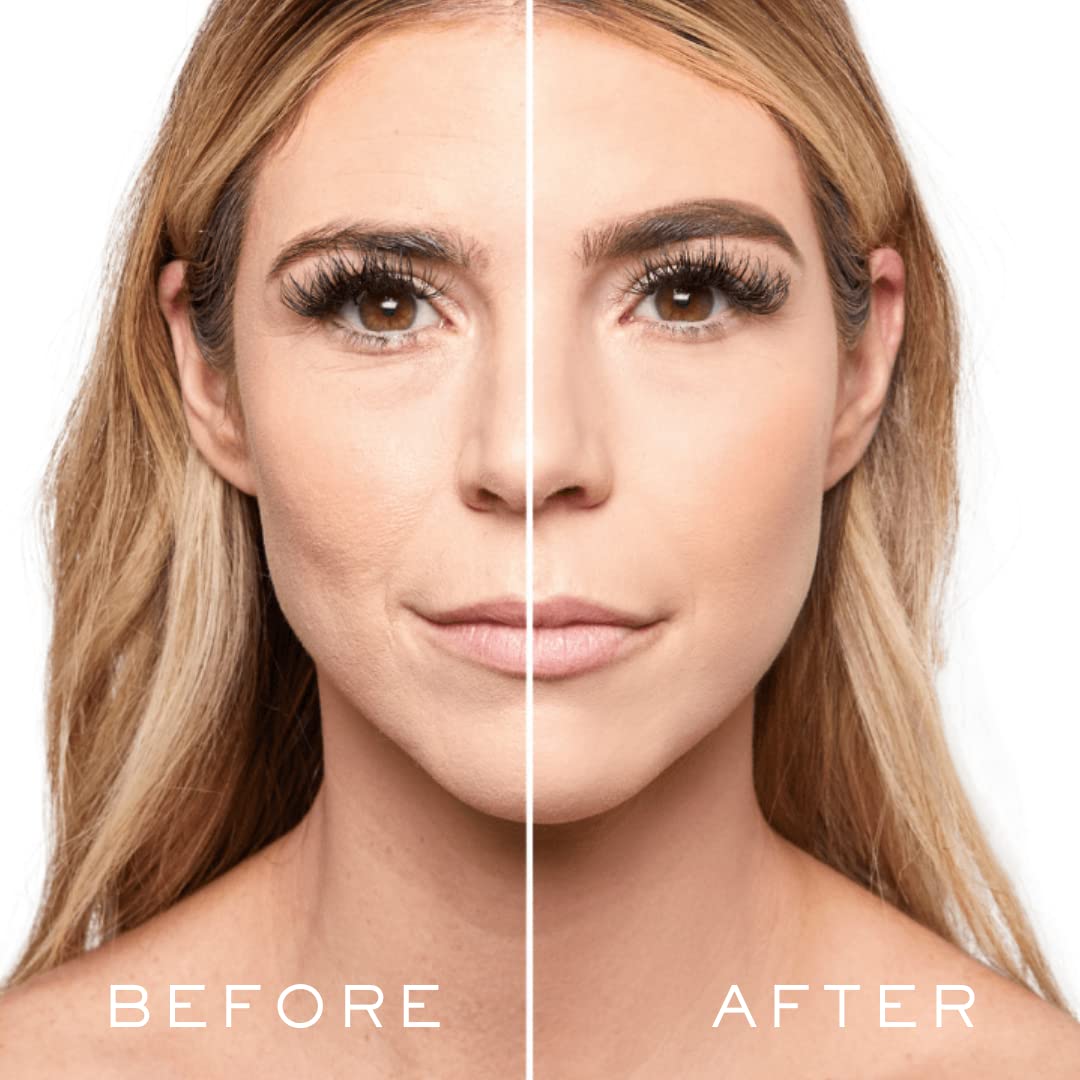 MADLUVV Kit de sellos para cejas con plantillas de cejas, fácil mol...