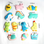 HDMOTU Paquete de 26 juguetes chirriantes suaves para perros pequeños y medianos, juguetes chirriantes favoritos lindos y cómodos para cachorros, multicolor para cachorros