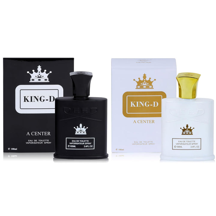 A CENTER King-D - Juego de regalo de colonia para hombre, 3.4 onzas...