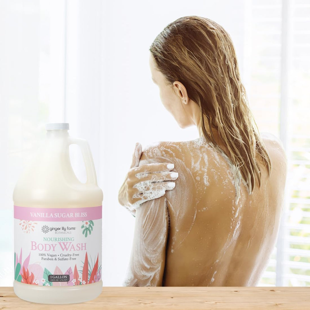 Ginger Lily Farms Botanicals - Jabón corporal nutritivo, 100% vegan...