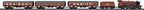 Conjunto de tren de juguete Lionel Hogwarts Express con batería calibre O, con control remoto, locomotora, vagones de tren y pista con sonidos de tren auténticos, luces y efectos de vapor de agua para