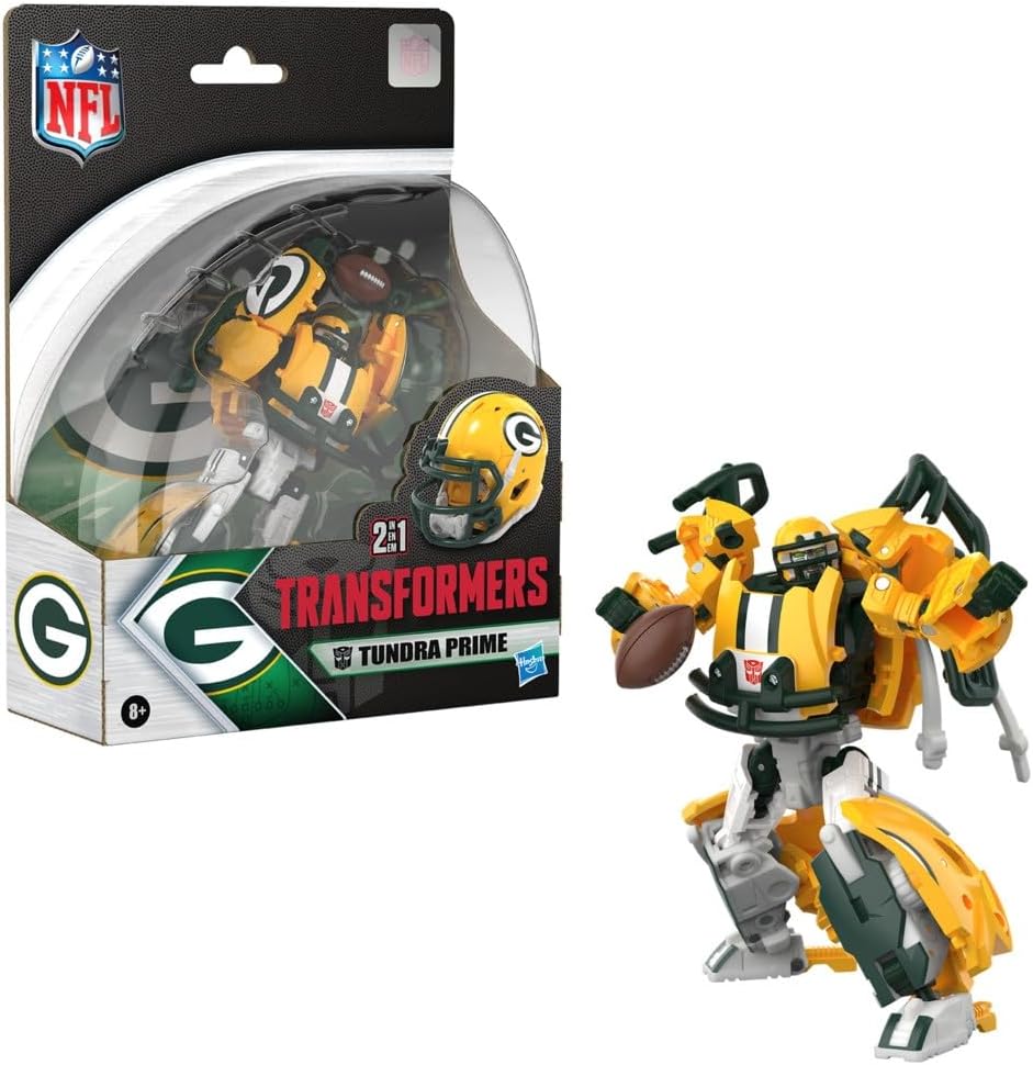 Transformers NFL Green Bay Packers Tundra Prime - Figura de acción
