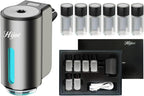 Smart Car Ambientador, gris, con 6 aceites aromáticos surtidos de 0.3 fl oz