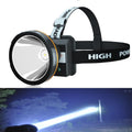 Odear Linterna de LED para la cabeza, con luz muy brillante, recargable. Luz para la cabeza, con batería, para caza, camping, o pesca.