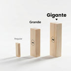 Outdoor Games - Torre grande de 54 bloques de madera, juego de apilamiento