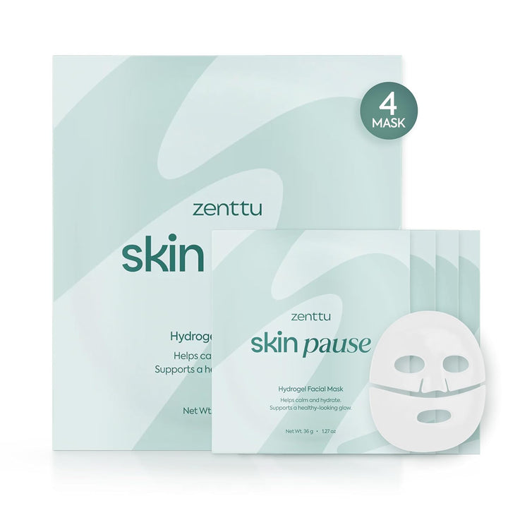 Zenttu Máscara facial coreana de colágeno, tecnología de hidrogel p...