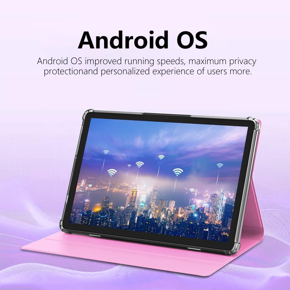 Crelander Tablet Android 13 de 10.1 pulgadas con ranura para tarjet...