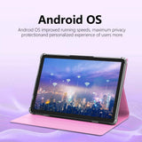 Crelander Tablet Android 13 de 10.1 pulgadas con ranura para tarjet...