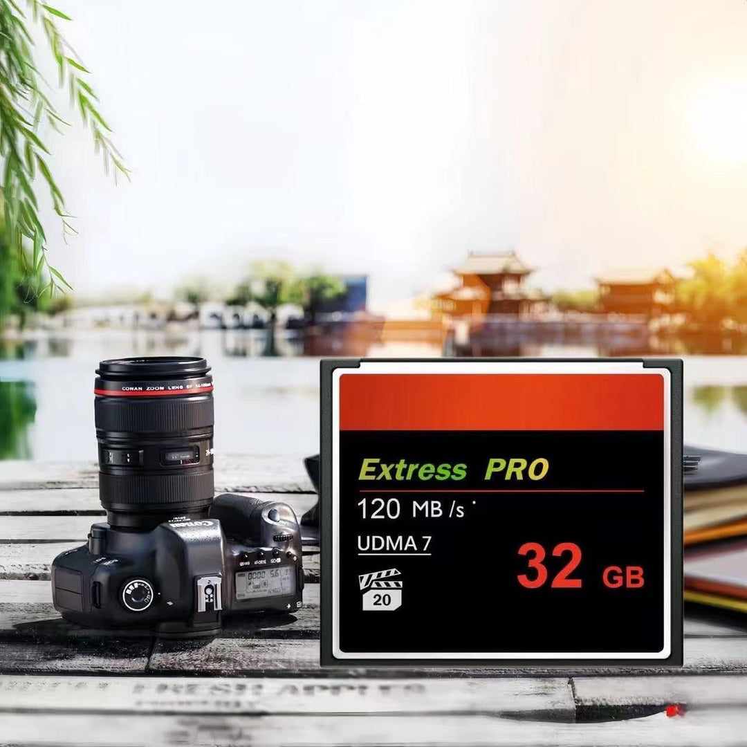 Velocidad UDMA de 32 GB hasta 120 MB/sfor Profesional