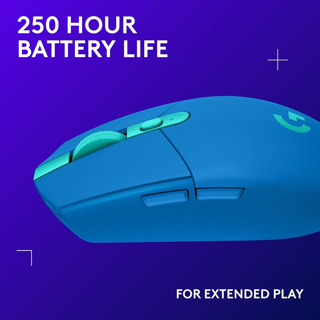 Logitech G305 LIGHTSPEED - Mouse inalámbrico para juegos, sensor He...