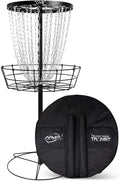 MVP Disc Sports Black Hole Lite - Cesta para golf de disco de 24 cadenas con bolsa de transporte