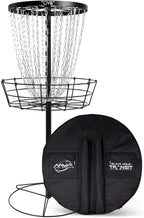 MVP Disc Sports Black Hole Lite - Cesta para golf de disco de 24 cadenas con bolsa de transporte
