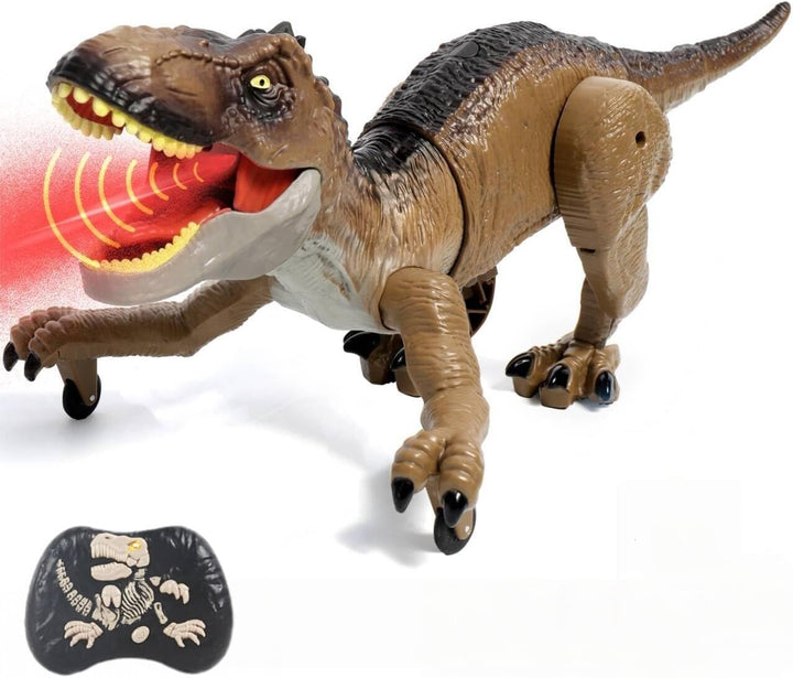 Sunrad - Juguetes de dinosaurio con control remoto para niños de 3...