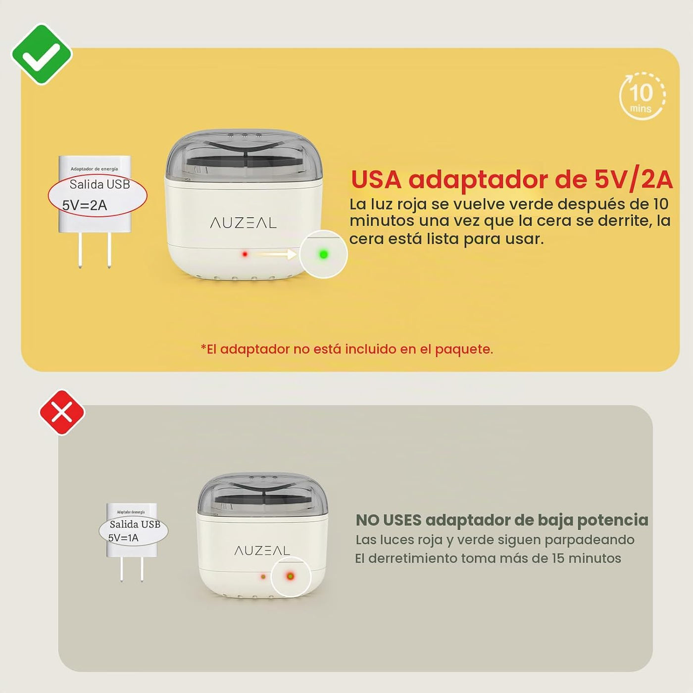 AUZEAL Mini kit de depilación facial para mujeres, kit de depilació...