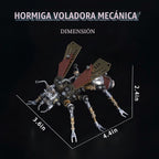 Rompecabezas de metal 3D para adultos, juego de modelos de metal de insectos punk, bloques de construcción de insectos mecánicos 3D, ensamblaje divertido de bricolaje, regalos de alta gama para hombres.
