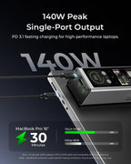 Banco de energía para portátil con puerto USB-C de 140 W, 20000 mAh 3