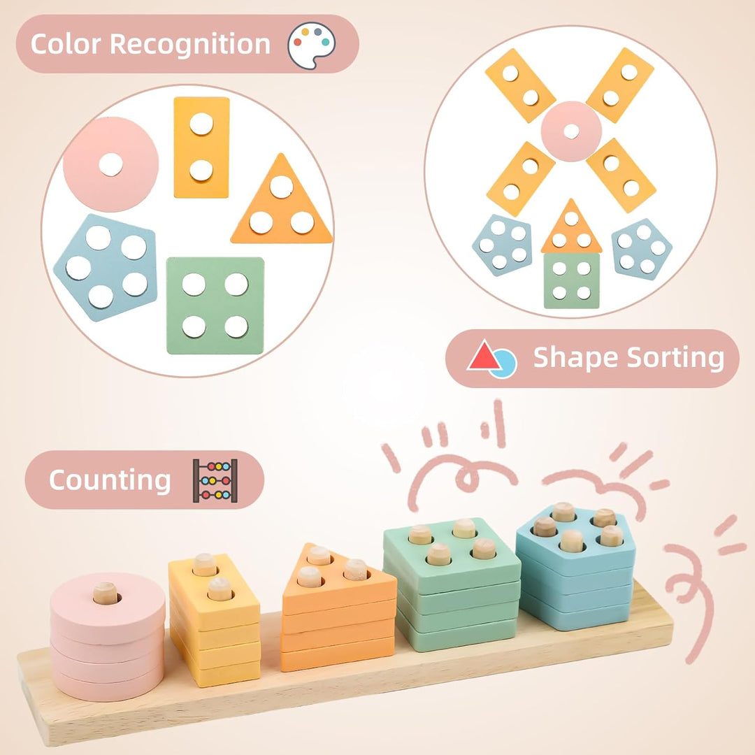 LUCKFUTURE Juguetes para bebés de 6 a 18 meses, juego de juguetes M...