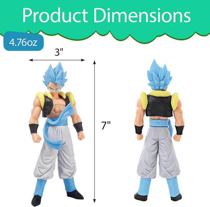 Juego de figuras de acción de superhéroes de anime, figuras de guer...