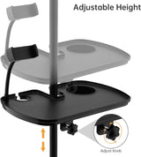 Lifexciting Bandeja de soporte para micrófono con soporte para micr...