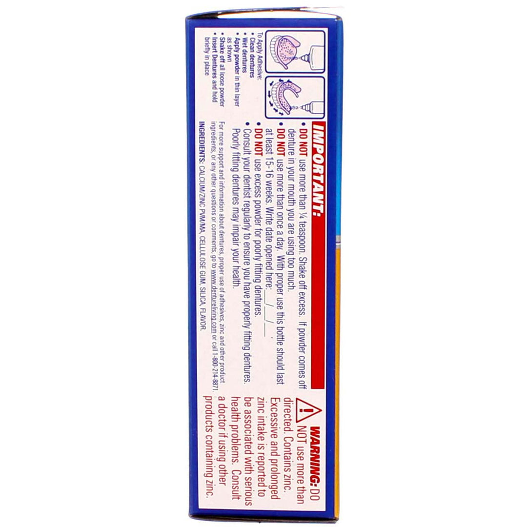 Fixodent Polvo adhesivo para dentaduras postizas Extra Hold 2.70 oz...